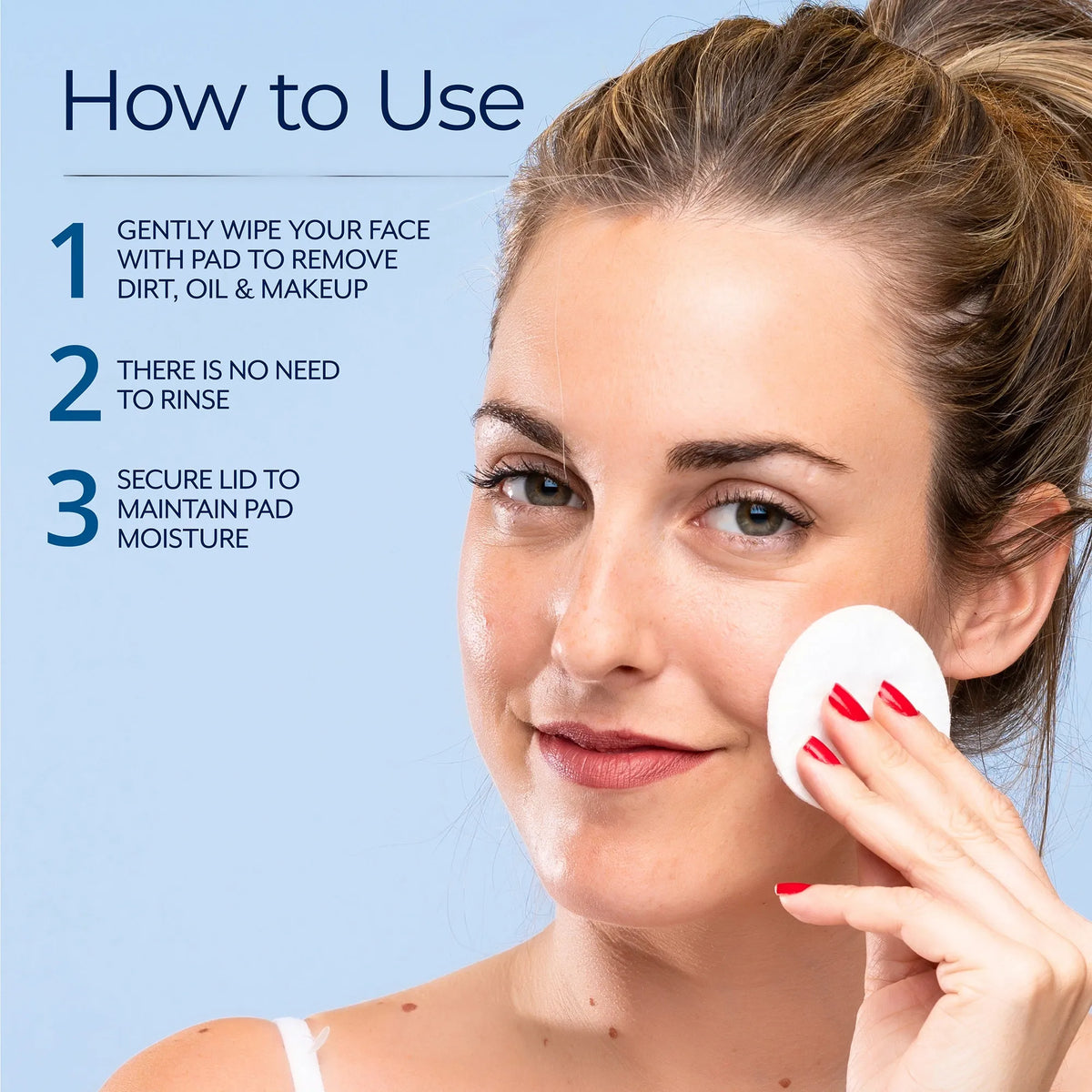 Plexaderm Reset and Replenish Pads with Hyaluronic Acid - remove Dirt, Oil & Makeup and Hydrate Skin
